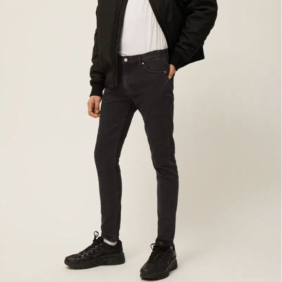 Weekday Form Skinny Jeans Tuned Black Men's size W 31 - L‎ 30 - Picture 1 of 11